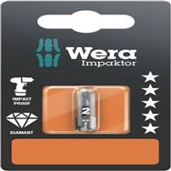 Embout cruciforme Wera 855/1 IMP DC SB SiS 05073921001 PZ 2 en acier à outils