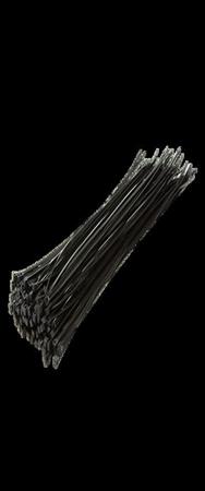 Attaches de câble LogiLink, paquet de 100, 400 x 4,4 mm, noir