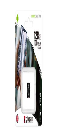 Canvas Select Plus microSDXC 128GB - Kingston UHS-I 100MB/s