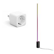 Philips Gradient Signe Stehleuchte schwarz+ Smart Plug