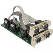 Carte PCI Express Delock > 3 x série RS-232 + 1 x TTL 3,3 V / RS-232 avec alimentation