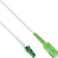 Câble fibre optique simplex en ligne - FTTH - LC/APC8° vers SC/APC8° 9/125µm OS2 2 m