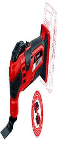 Einhell VARRITO - Meuleuse - Ponçage - 20 000 tr/min - 11 000 tr/min - Batterie