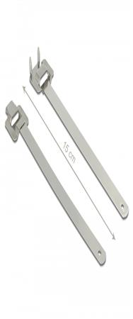 Delock 18762 - Collier de serrage amovible - Acier inoxydable - 150 mm - 10 mm - 20 pièce(s)
