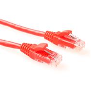 ACT Red 1 meter U/UTP CAT6 patch cable component level with RJ45 connectors - 1 m - RJ-45 - RJ-45 - Red