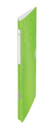 Esselte Leitz Ordner grÃ¼n A4 65mm 180° WOW Active m.Gummizugverschluss Polyfoam