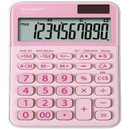 SHARP EL-M335 DESKTOP CALCULATOR BATTERY/SOLAR PINK