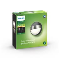 Philips myGarden 172963016 - Outdoor wall lighting - Black - White - Resin - Synthetics - IP44 - II - Surfaced