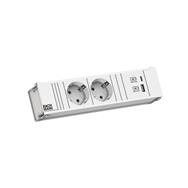Bachmann CONI 2xCEE7/3 1xUSB A/C 2m GST18 Blanc