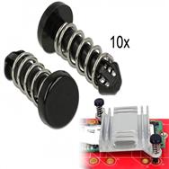 Rivets à pression pour dissipateur thermique Delock - noir (lot de 10)