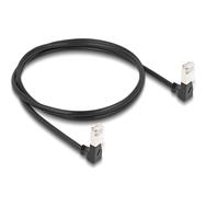 Câble réseau Delock - RJ-45 (P) coudé vers le bas vers RJ-45 (P) coudé vers le bas