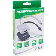 Convertisseur d'affichage USB InLine - USB-C mâle vers HDMI femelle (DP Alt Mode) - 4K/60 Hz