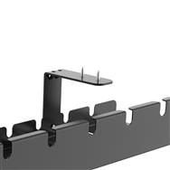 Organiseur de câbles de bureau noir Activejet CMP502