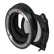Adaptateur de monture pour filtre insérable Canon EF-EOS R avec filtre polarisant circulaire insérable A - Canon EF - Canon RF - Noir - Canon EOS R - 24,7 mm - 121 g