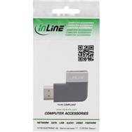 Adaptateur HDMI InLine - Prise/fiche HDMI A - 90° gauche - 8K UHD