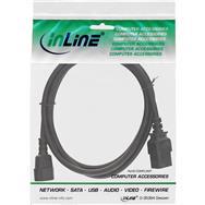 Câble adaptateur secteur InLine - IEC-60320 C14 vers C19 - 3 x 1,5 mm² - max. 10 A - 3 m