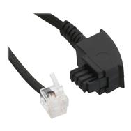 Câble répartiteur ADSL en ligne TAE-F allemand / 6P2C DEC mâle 15 m