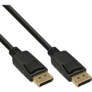 Câble DisplayPort InLine noir plaqué or, 5 m, 14 unités