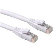 ACT White 20.00 meter U/UTP CAT6A patch cable snagless with RJ45 connectors - 20 m - Cat6a - U/UTP (UTP) - RJ-45 - RJ-45 - White