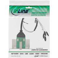 InLine SFF-8644 - 4x SATA Noir - Argent 27659B