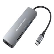 Conceptronic DONN11G 6-in-1 USB 3.2 Gen 1 Docking Station HDTV 100W PD 3.0 2.0