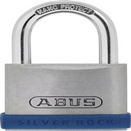 ABUS Security-Center ABUS Padlock Silver Rock 5 - Conventional padlock - Key lock - Keyed to differ - Gate - Tool box - Silver - Zinc