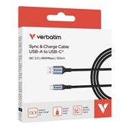Verbatim USB A TO CABLE 1.20 18W - Kabel 31843 - Cable - Digital