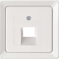 Schneider Electric 206404 Plaque centrale pour 1 x RJ45