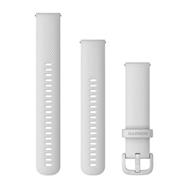 Bracelet Garmin QuickFit en silicone blanc - 20 mm