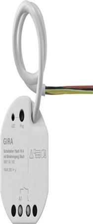 Actionneur de commutation GIRA 506100 1 voie 16A UP KNX Secure