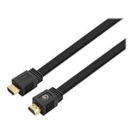 Câble HDMI plat Manhattan avec Ethernet 5 m 4K à 60 Hz