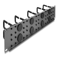 Panneau de routage de gestion des câbles en rack Delock