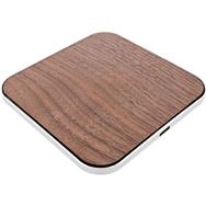 Chargeur rapide sans fil InLine Qi Woodcharge - 5/7,5/10 W/15 W - USB-C - sans logo