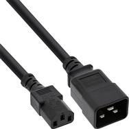 Câble adaptateur secteur InLine - IEC-60320 C20 vers C13 - 3x1,5 mm² - max. 10 A - 2 m