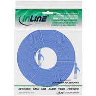 Câble patch plat InLine - U/FTP - Cat.6A - bleu - 7 m