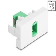 Delock Easy 45 Module SC Simplex volet de protection laser vert/blanc