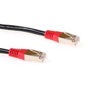 ACT Black 10 meter LSZH F/UTP CAT5E patch cable cross with RJ45 connectors - 10 m - RJ-45 - RJ-45 - Black