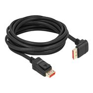 Câble DisplayPort Delock - DisplayPort (M) coudé vers DisplayPort (M) verrouillable