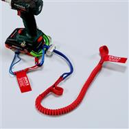 KNIPEX 00 50 10 T BK Cordon élastique 6 kg Bleu Rouge