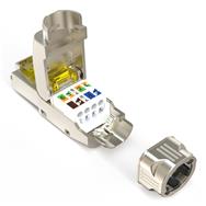 DIGITUS CAT 6A field connector, AWG 22-27, supports up to 4PPoE, IEEE802.3bt
