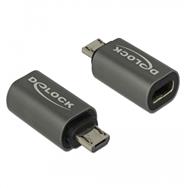 Adaptateur USB Delock - USB-C 24 broches (F) vers Micro-USB Type B (M)