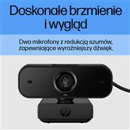 HP 430 FHD Webcam: 2MP, 1920x1080, 60fps, 85° FOV, USB