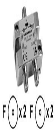 KATHREIN EBC 10 F 2xF Argent
