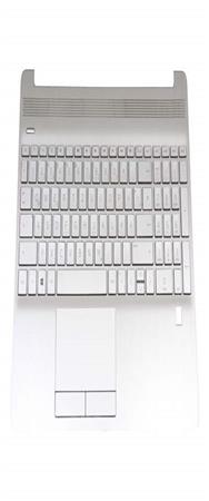 Clavier HP L53741-041 avec boîtier supérieur DE Argent