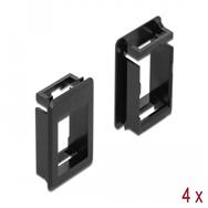 Support encliquetable pour plaque d'installation modulaire Delock