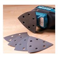 Makita B-21733 - Sanding plate - Manual sanding supply kit - Deburring - Finishing work - Glass - Stone - Black - 10 pc(s)