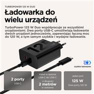 Motorola Solutions TurboPower Dual USB-C Wall Charger incl. Cable 2m. Black