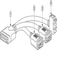 Cisco N20-BKVM= - USB - USB - VGA - KVM - DB9 - Cisco UCS 5108