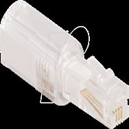 Adaptateur téléphonique Delock - RJ-10 (P) vers RJ-10 (R) rotatif