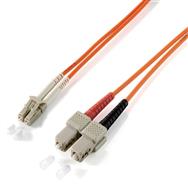 Équiper un câble de raccordement multimode LC vers multimode SC